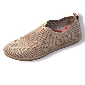 Born Knit Sneakers Antero Slip On Stretchy Blush Pink Comfort Walking Size 8